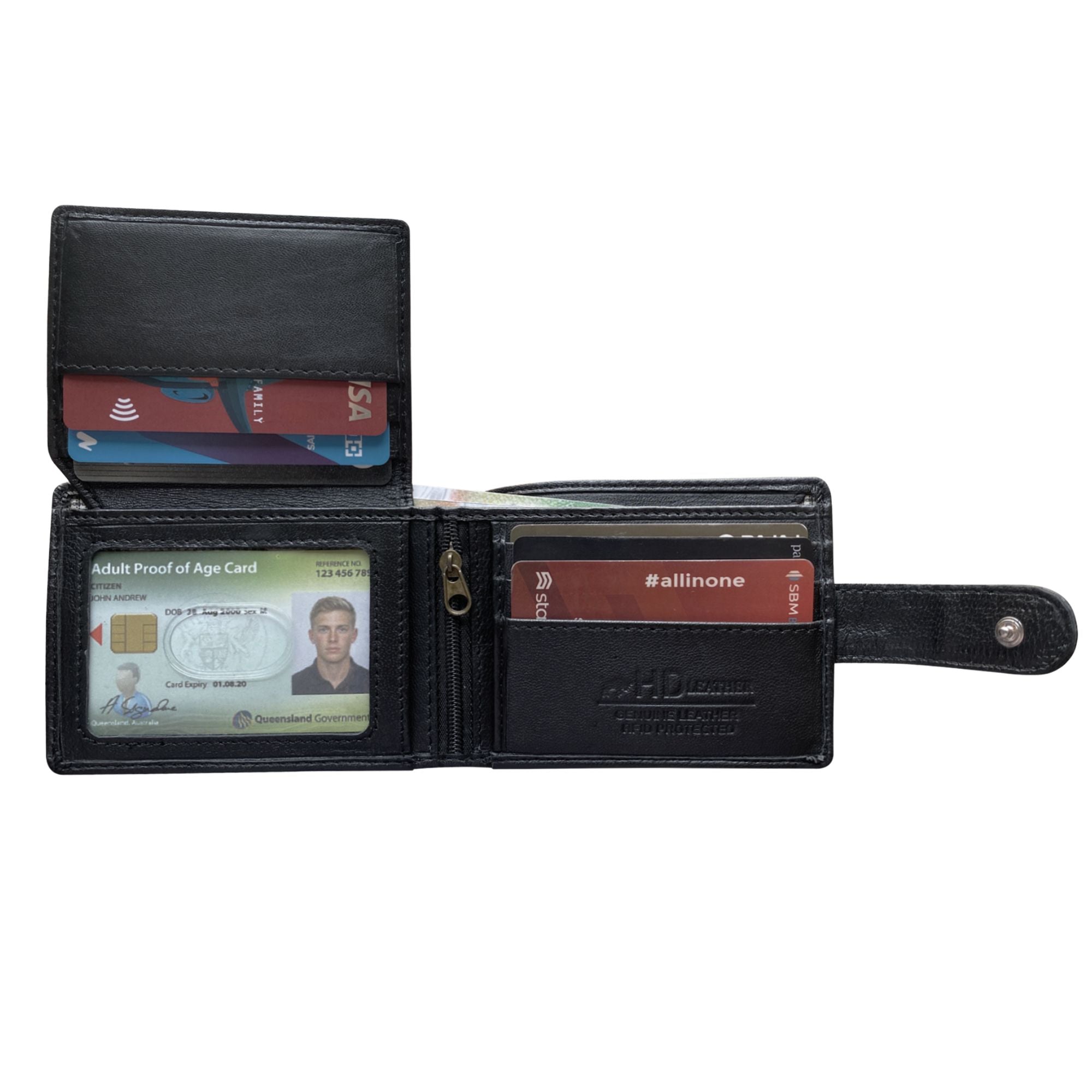 HD Leather - Men's Tab Wallet - SMW09HL