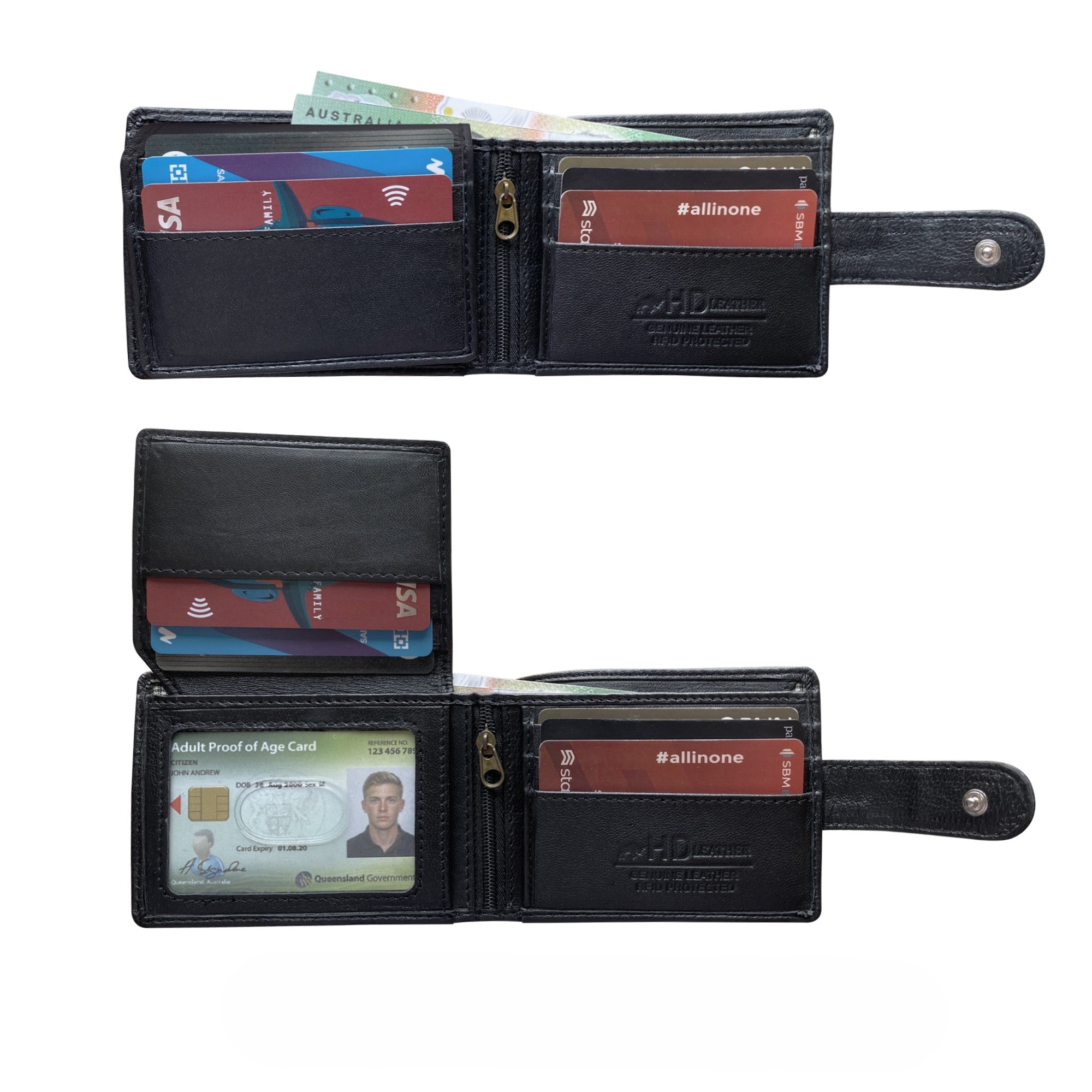 HD Leather - Men's Tab Wallet - SMW09HL