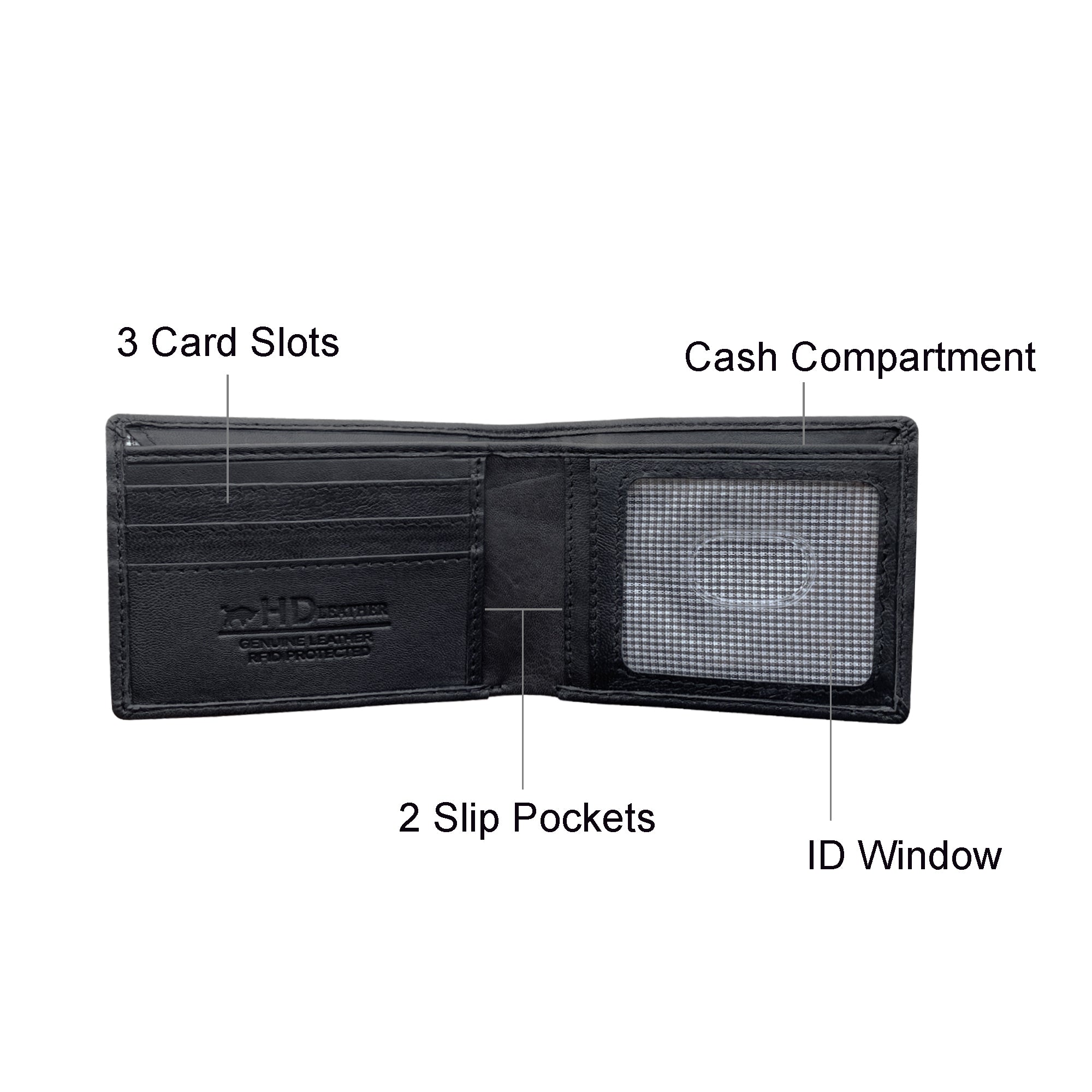 HD Leather - Men's Wallet - SMW08H