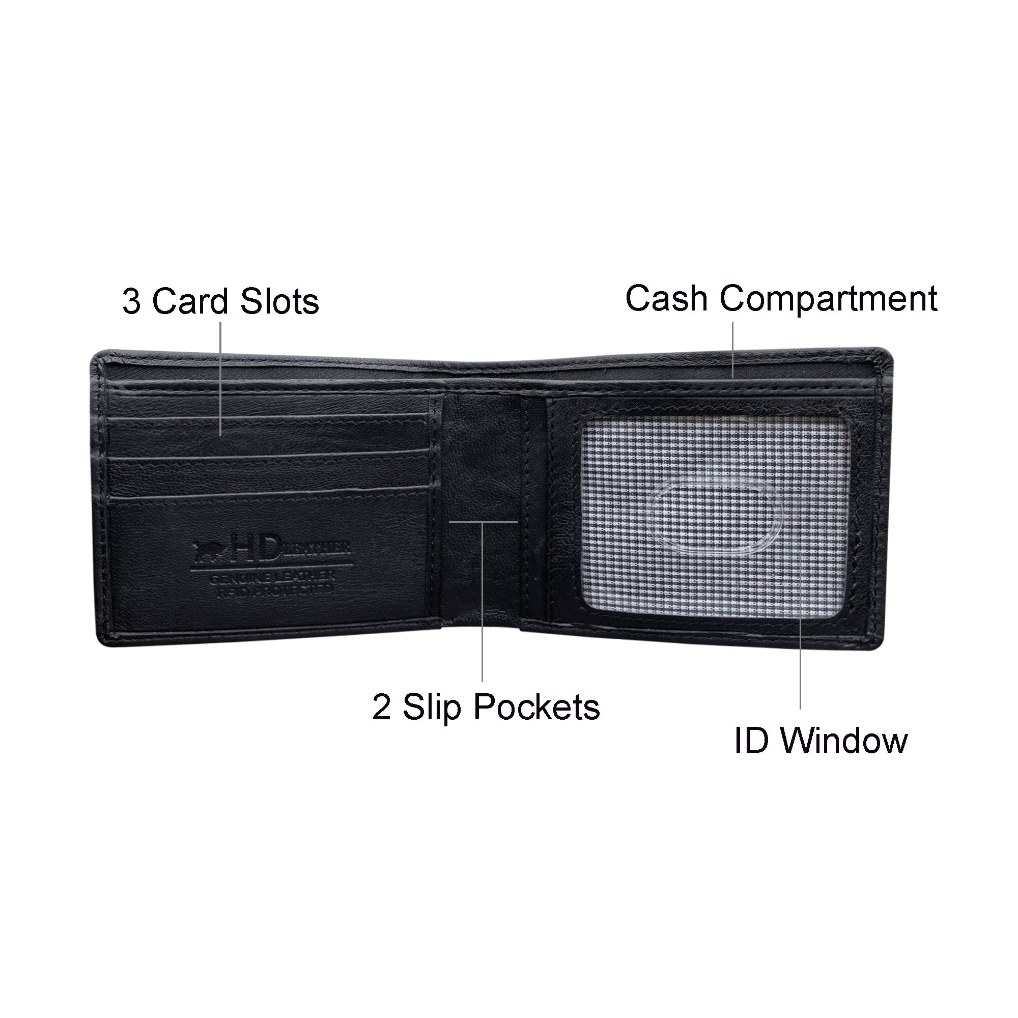 HD Leather - Men's Wallet - SMW08Z