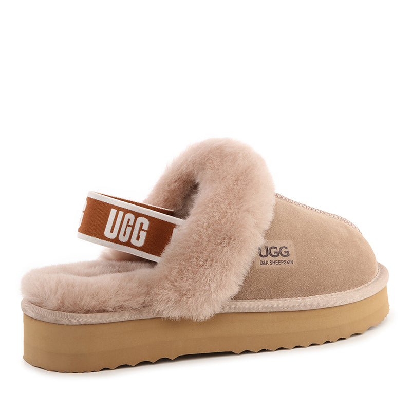 Platinum Slingback Scuff Uggs