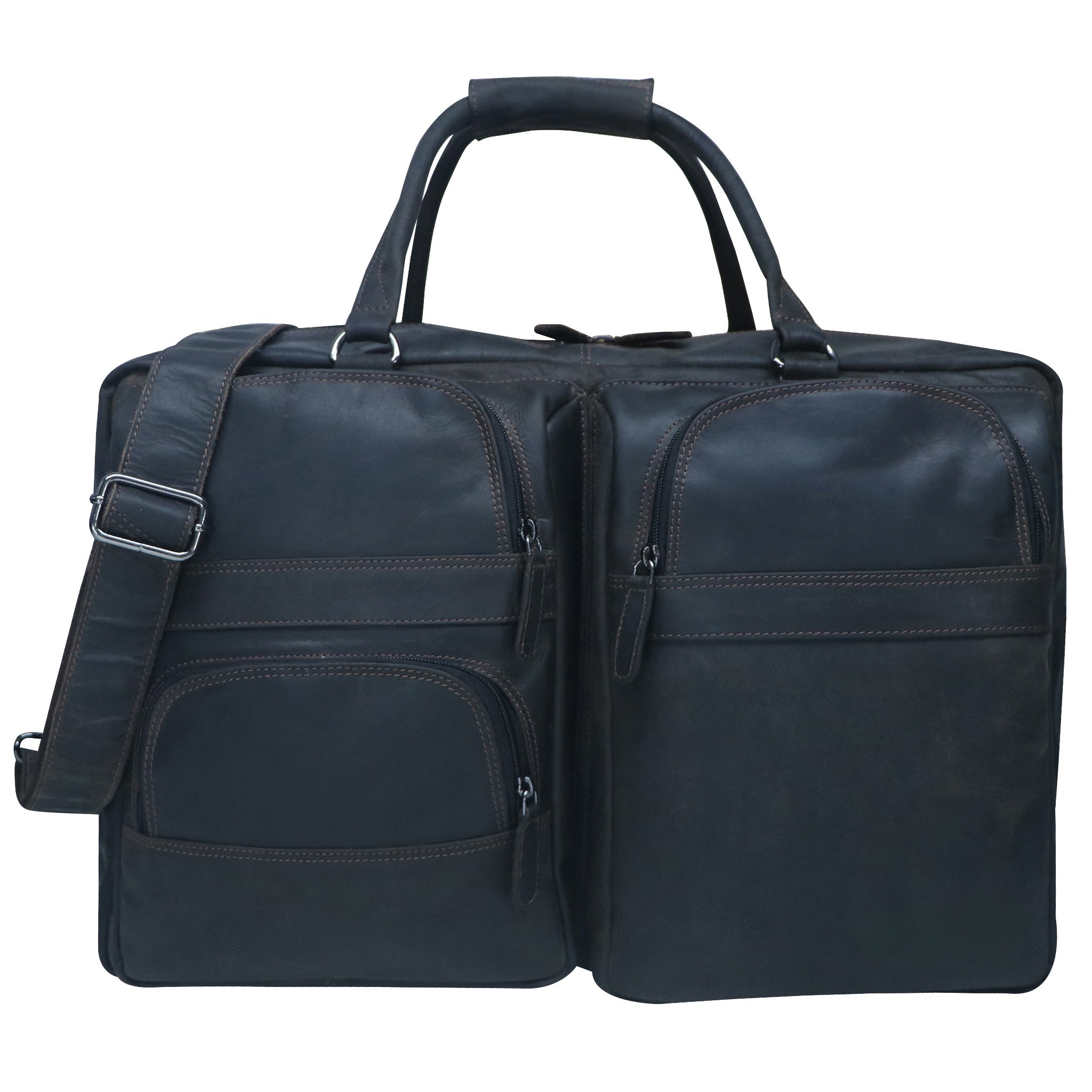 Vintage Leather Travel Duffel - GW9829