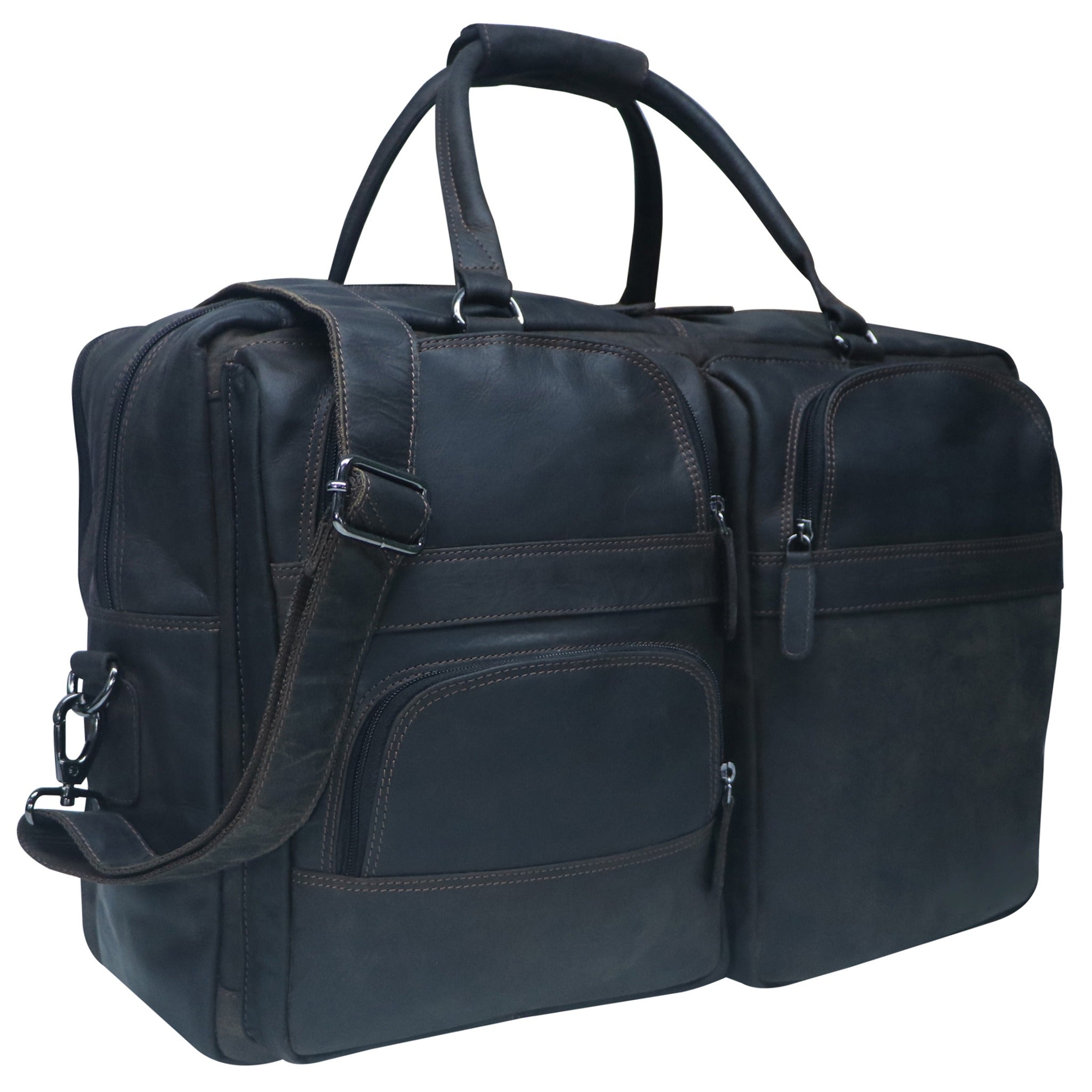 Vintage Leather Travel Duffel - GW9829