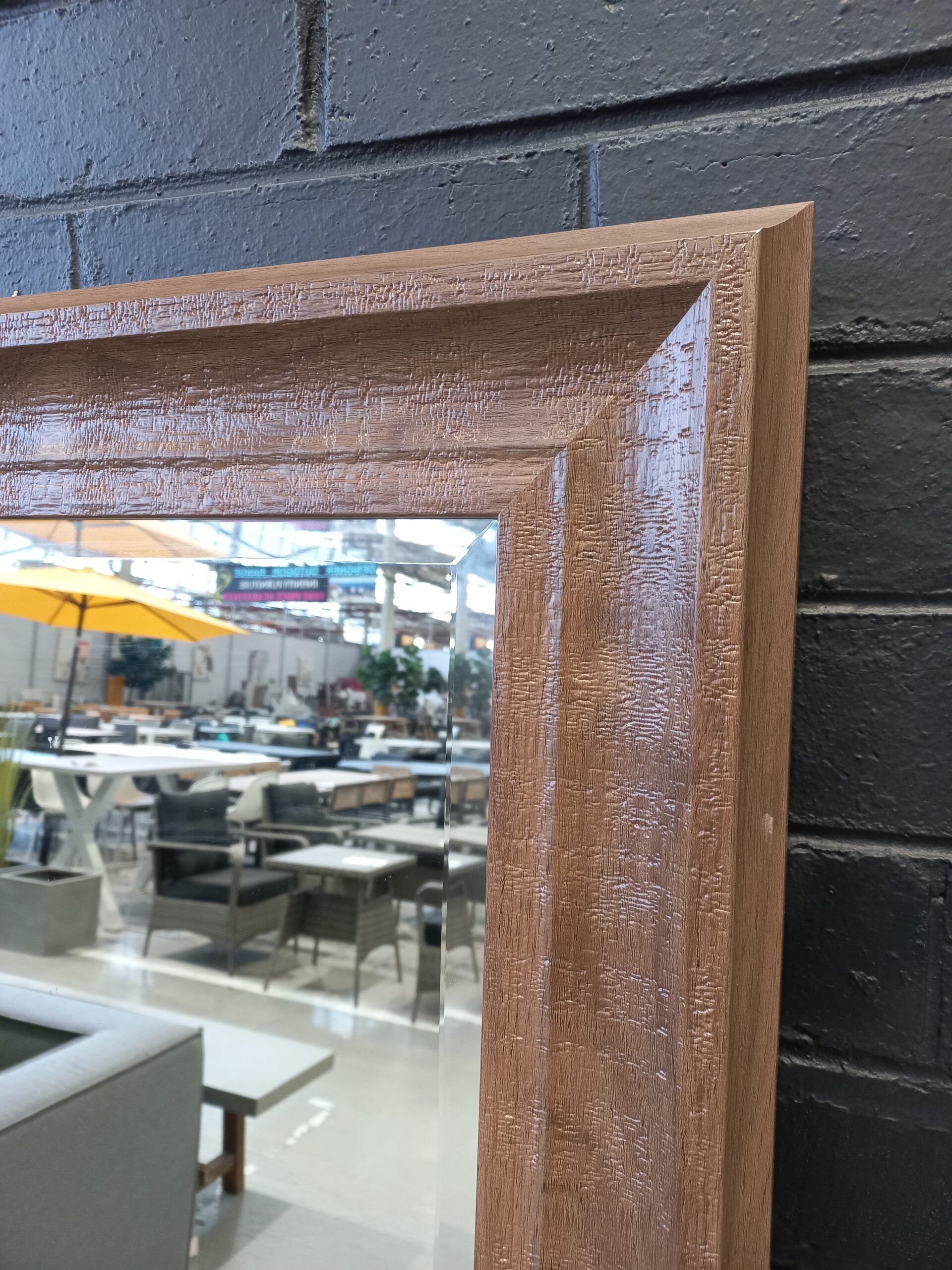 Mirror – Woodgrain Brown – 170 x 95