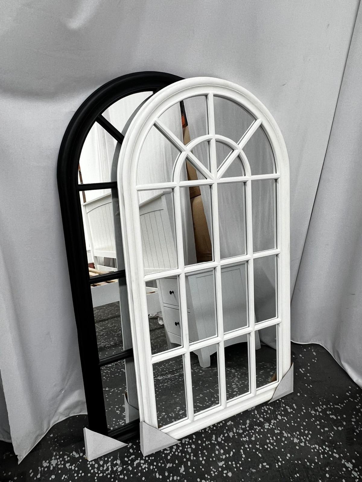 Arch Mirror - White - 130cm x 69cm