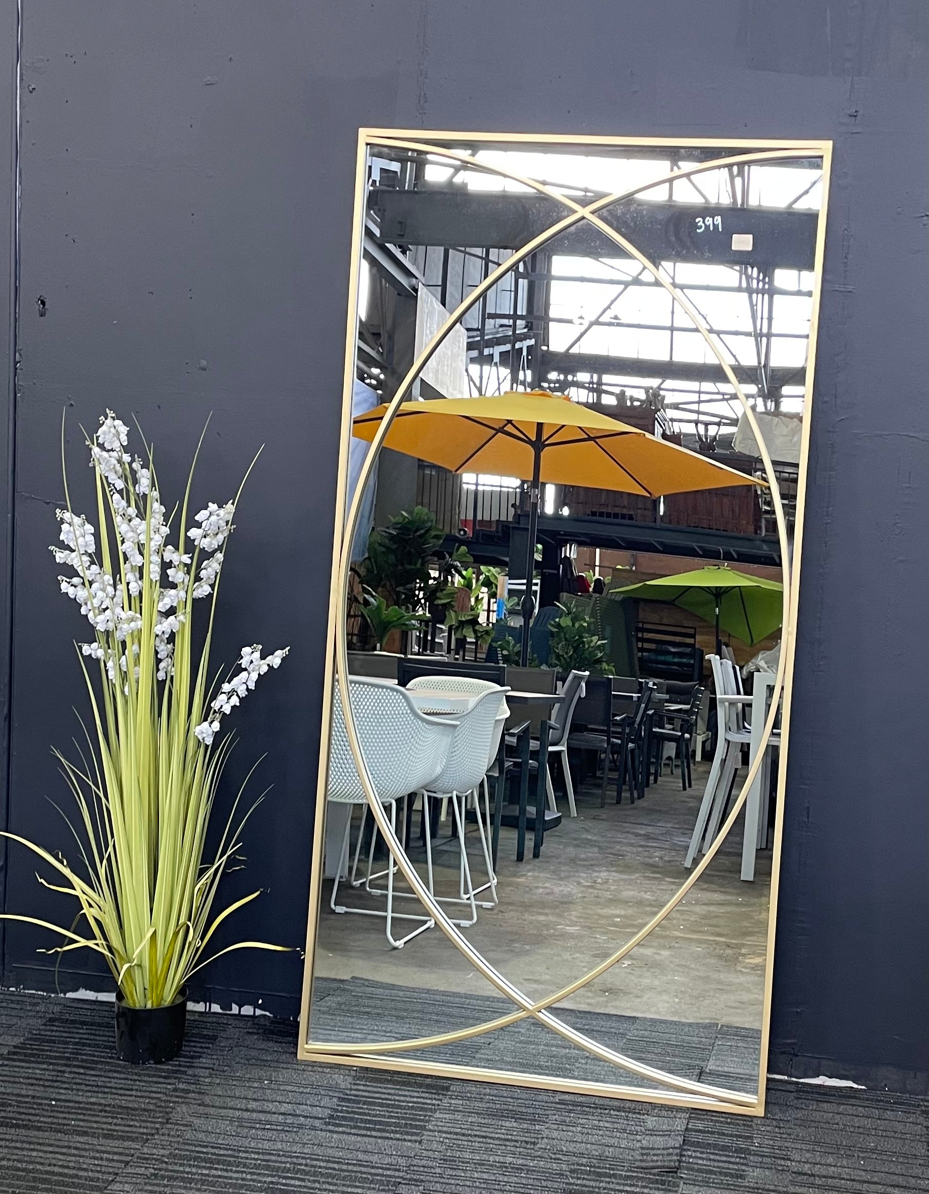 Mirror - 22LD091609 - Gold - 200cm x 100cm