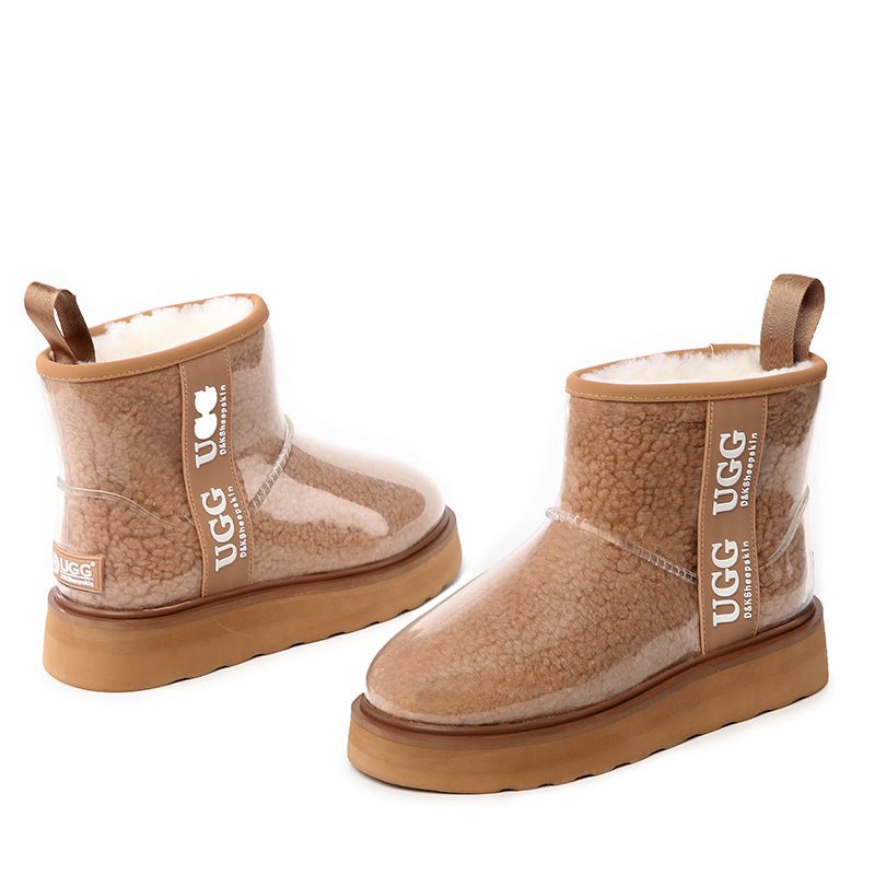 Platinum Coated Rain Ugg Boots