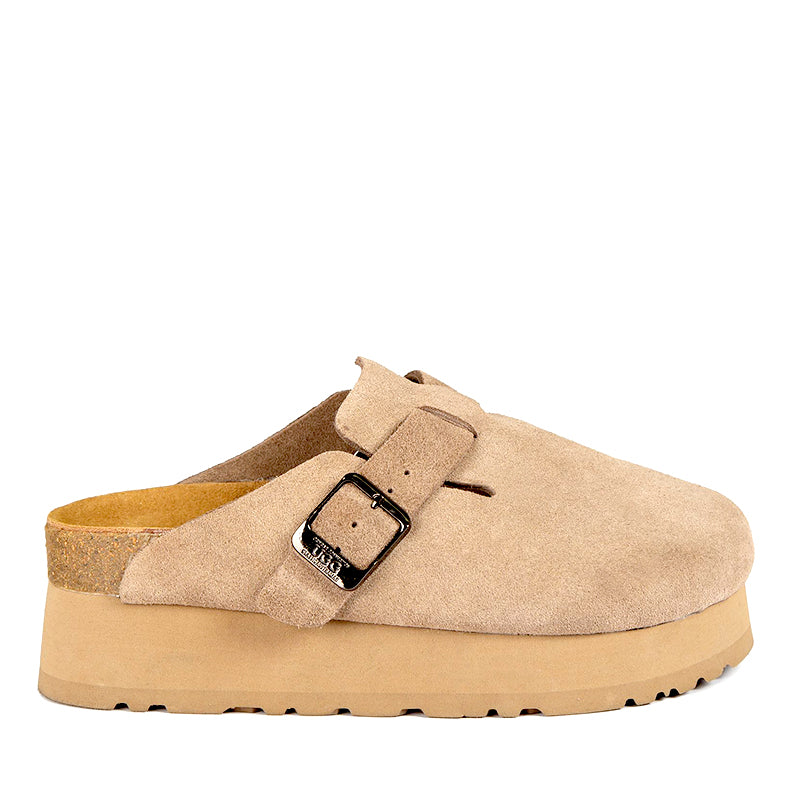 UGG Valentina  Platform Suede Leather