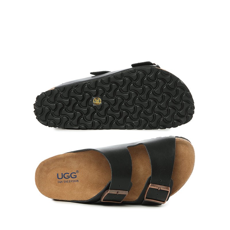 Platinum Buckle Ugg Slippers