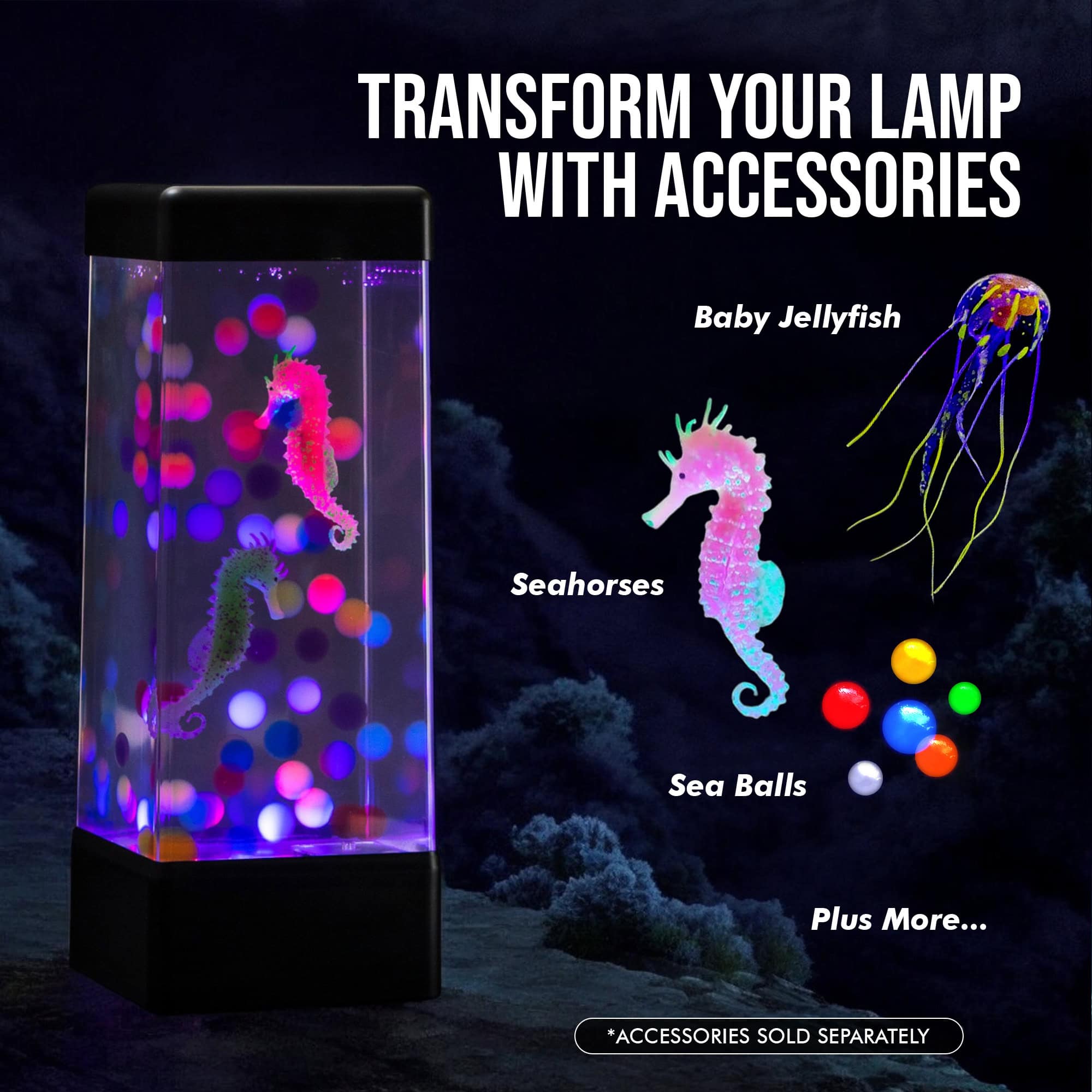 JINX Luminous Jellyfish® Mood Lamp - International Version