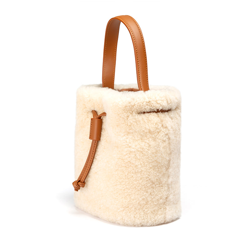 UGG Premium Fluffy Bucket Bag