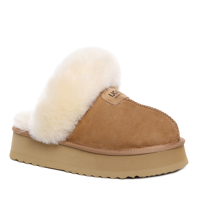Detachable Fluffy Platform Uggs