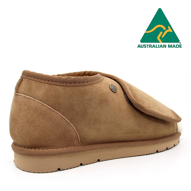 Australian Made - Sky Velcro Ugg Slippers