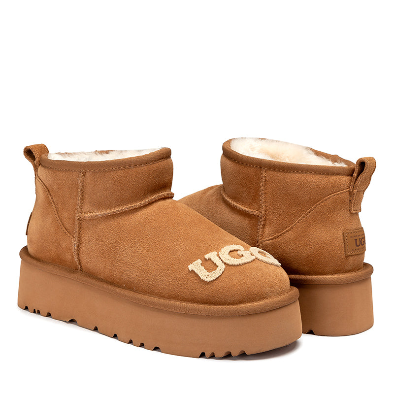 UGG Atasha Log Mini Platform