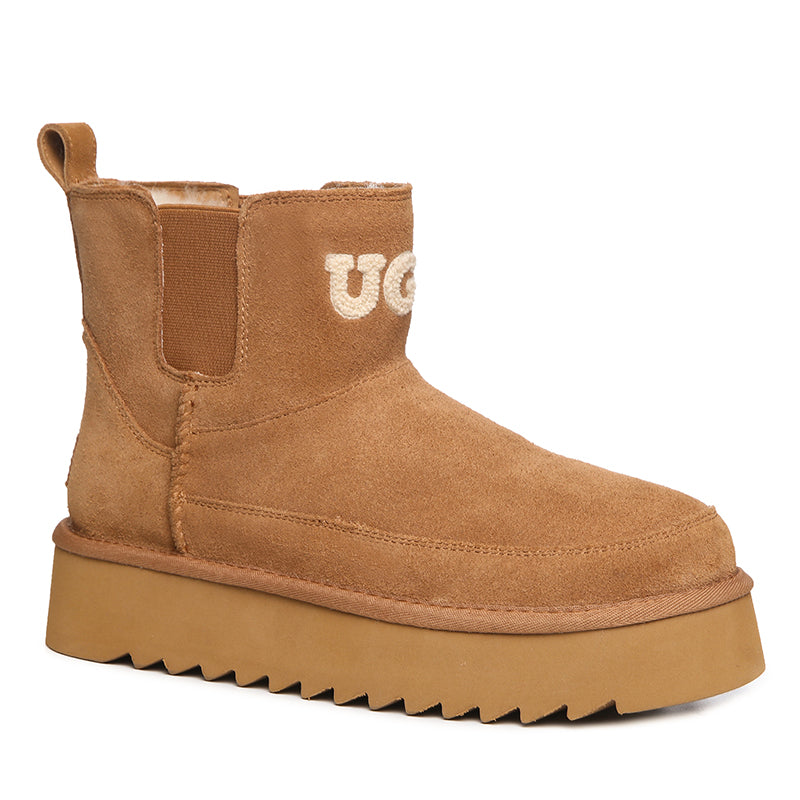 Ultimate Platform Logo Ugg Boots