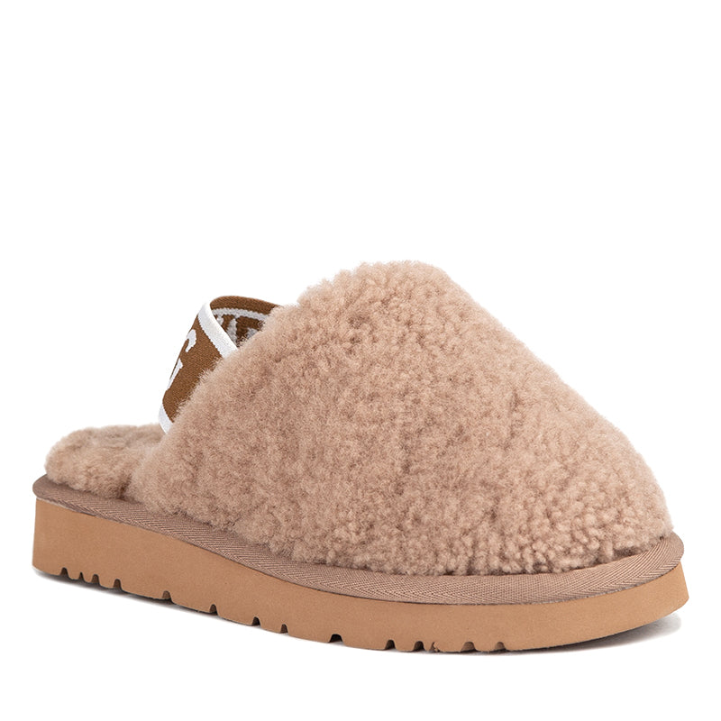 UGG Kids Strap Fluffy Scuff